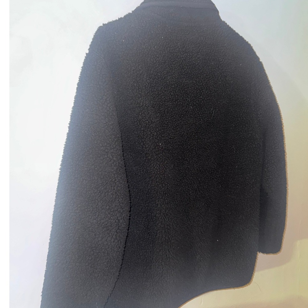 Beverly Hills Polo Club Black Sherpa Fleece Zip Jacket Pockets Size S Preloved - Picture 5 of 5